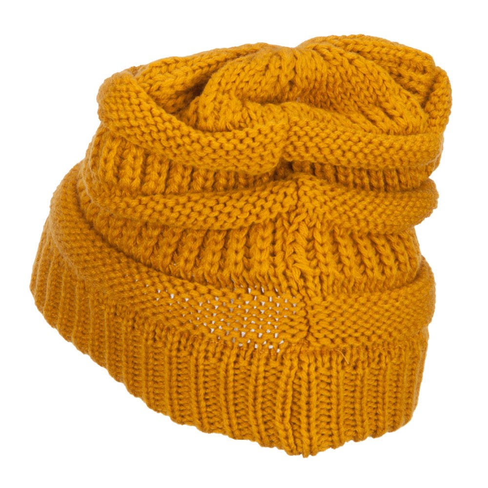 Women's Patterned Knit Beanie Cap