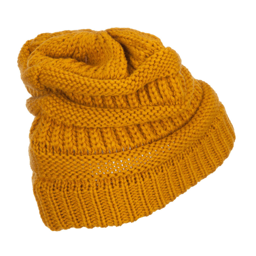 Women's Patterned Knit Beanie Cap