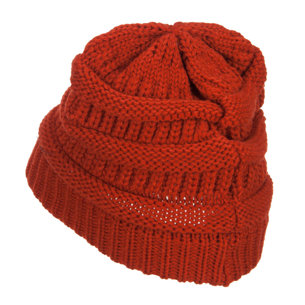Women's Patterned Knit Beanie Cap