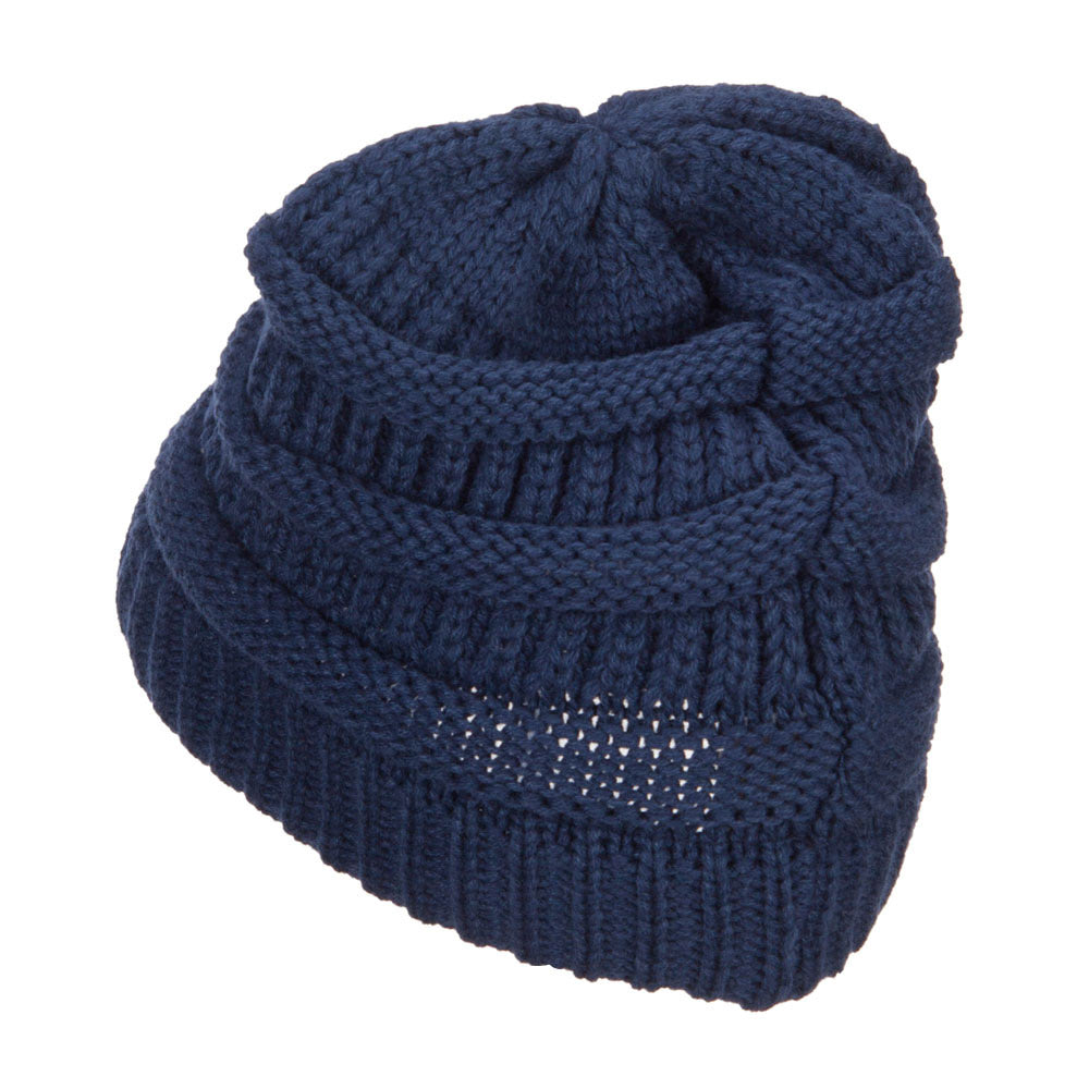 Women's Patterned Knit Beanie Cap