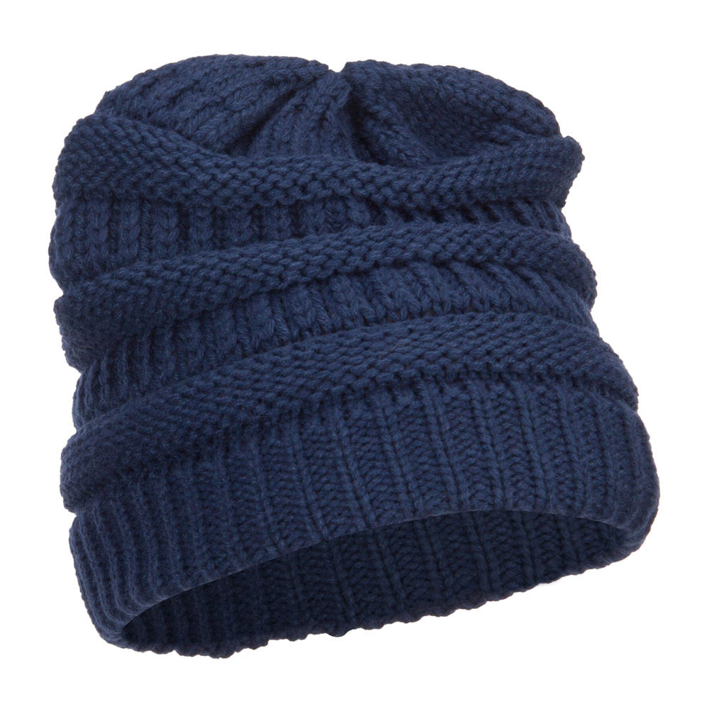 Women's Patterned Knit Beanie Cap