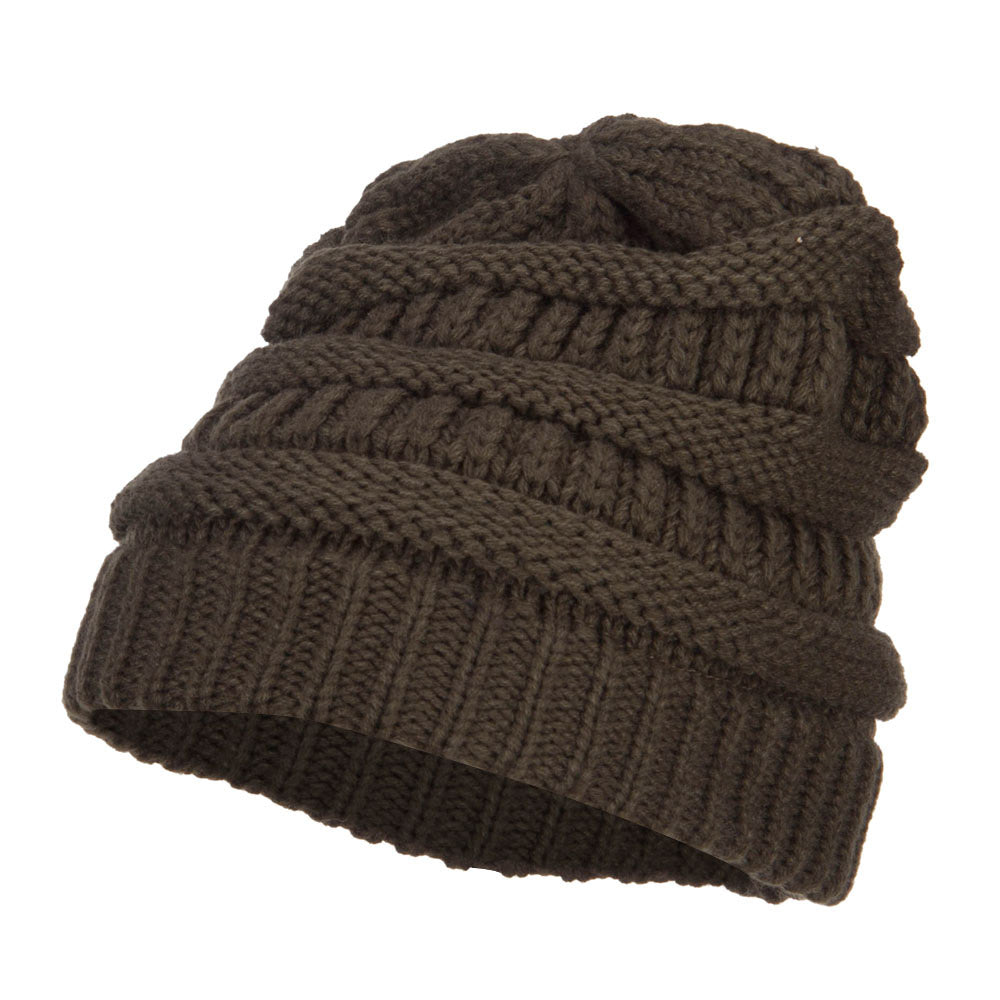 Women's Patterned Knit Beanie Cap