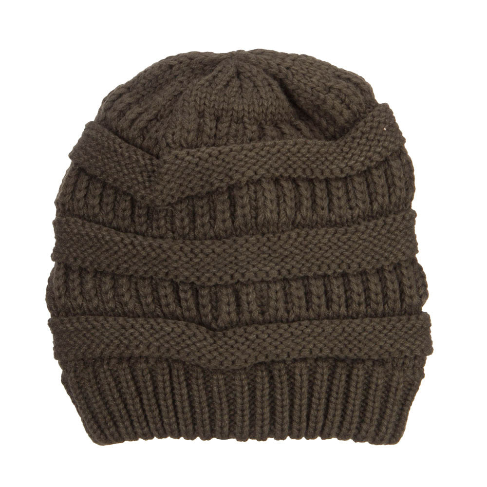 Women's Patterned Knit Beanie Cap