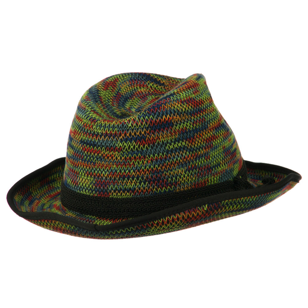 Women's Triple Hat Band Wool Fedora