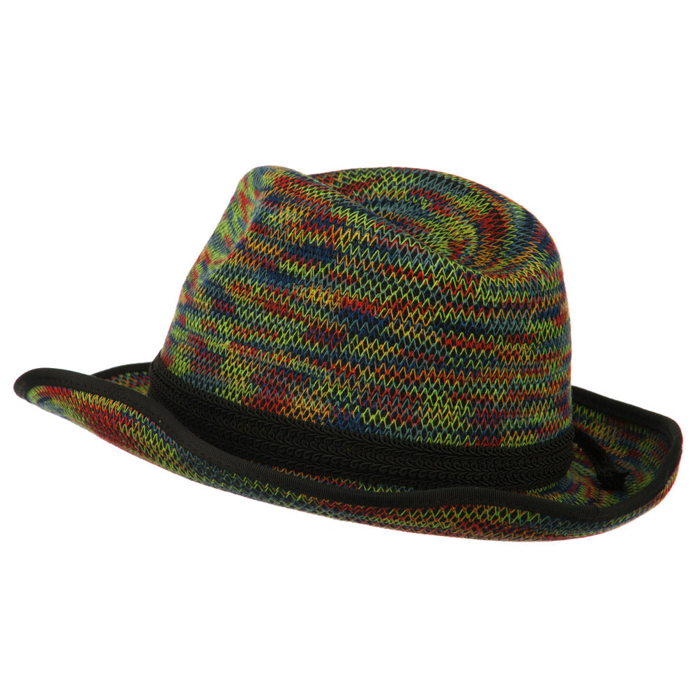Women's Triple Hat Band Wool Fedora