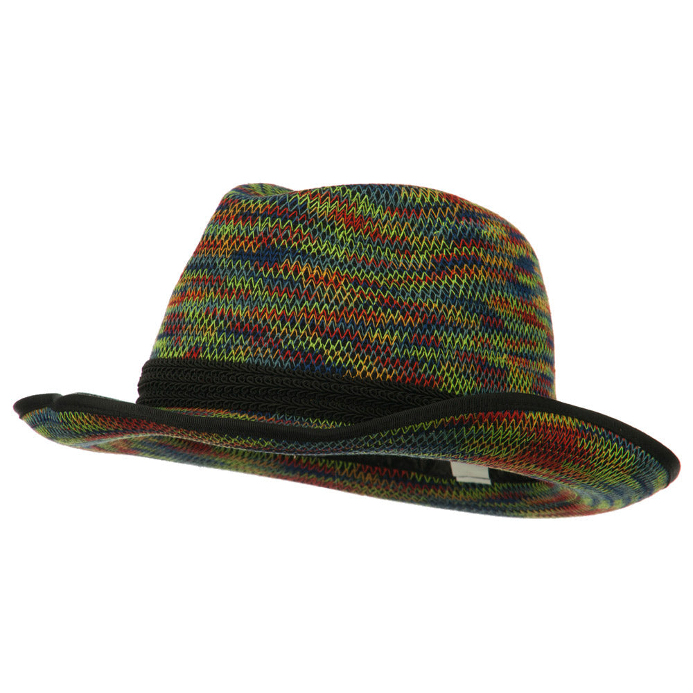 Women's Triple Hat Band Wool Fedora