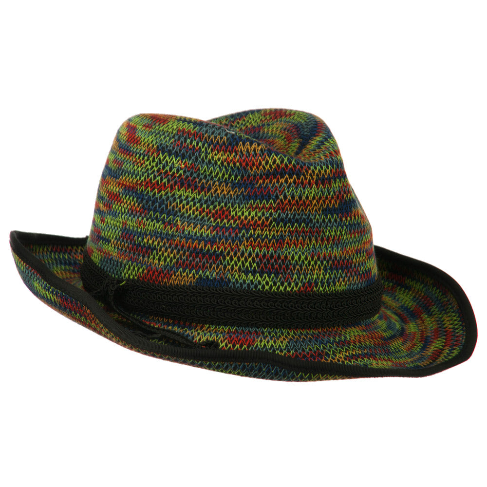 Women's Triple Hat Band Wool Fedora