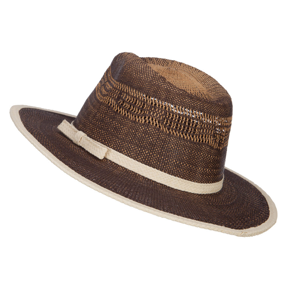 Women's Woven Paper Fedora