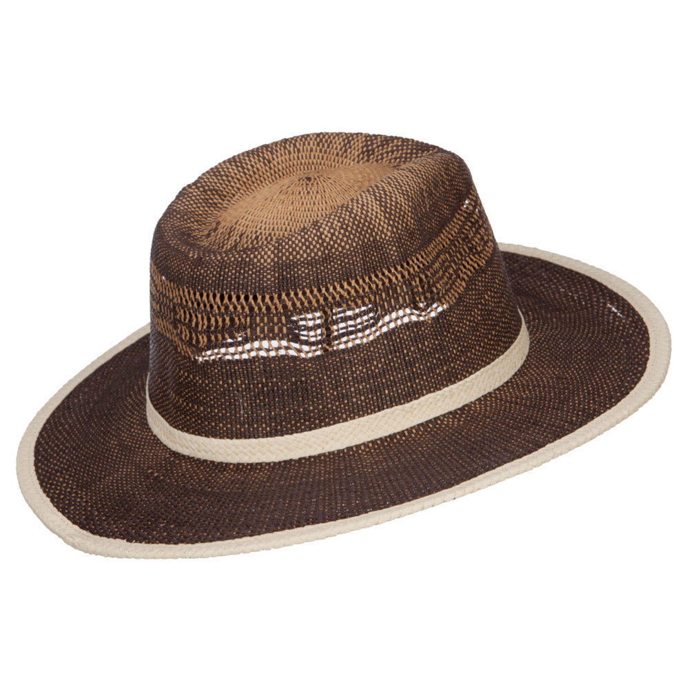 Women's Woven Paper Fedora