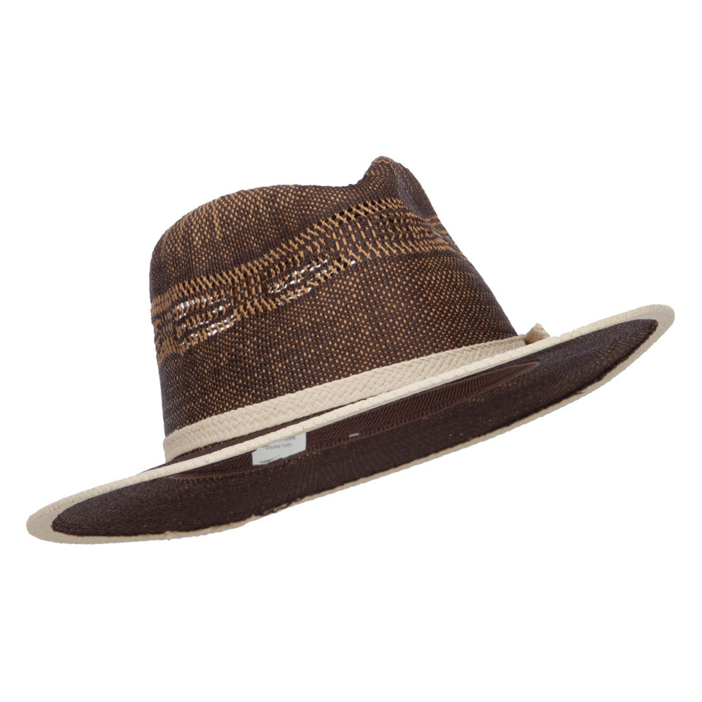 Women's Woven Paper Fedora