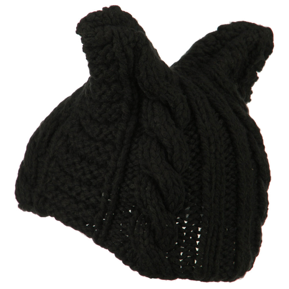 Women's Acrylic Cable Knit Beanie