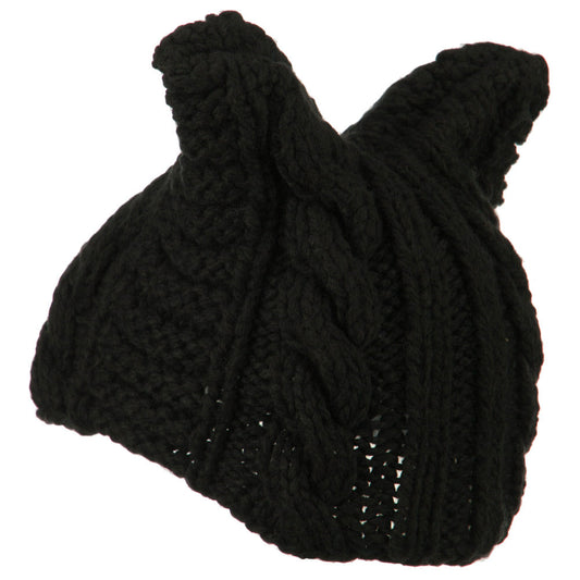 Women's Acrylic Cable Knit Beanie