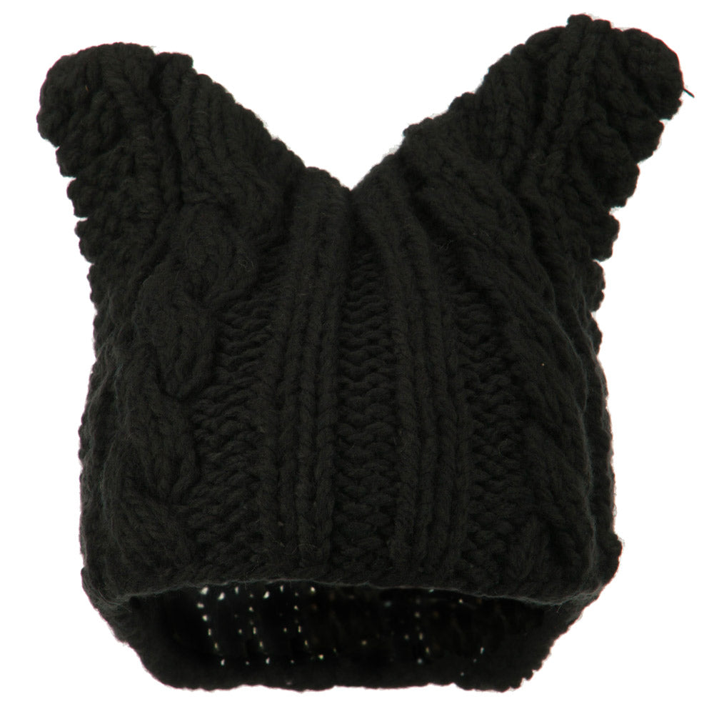 Women's Acrylic Cable Knit Beanie