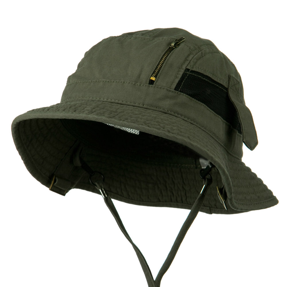 Big Size Brushed Canvas Washed Fisherman Hat