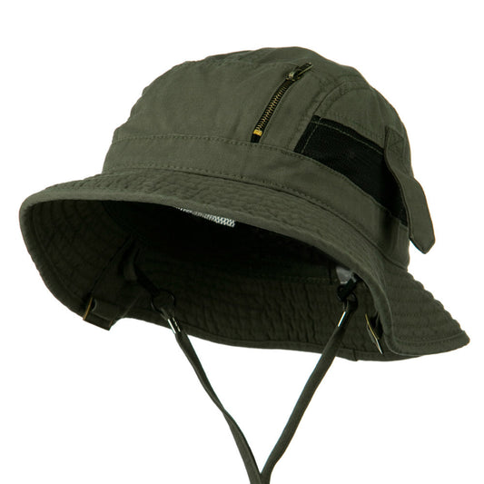 Big Size Brushed Canvas Washed Fisherman Hat