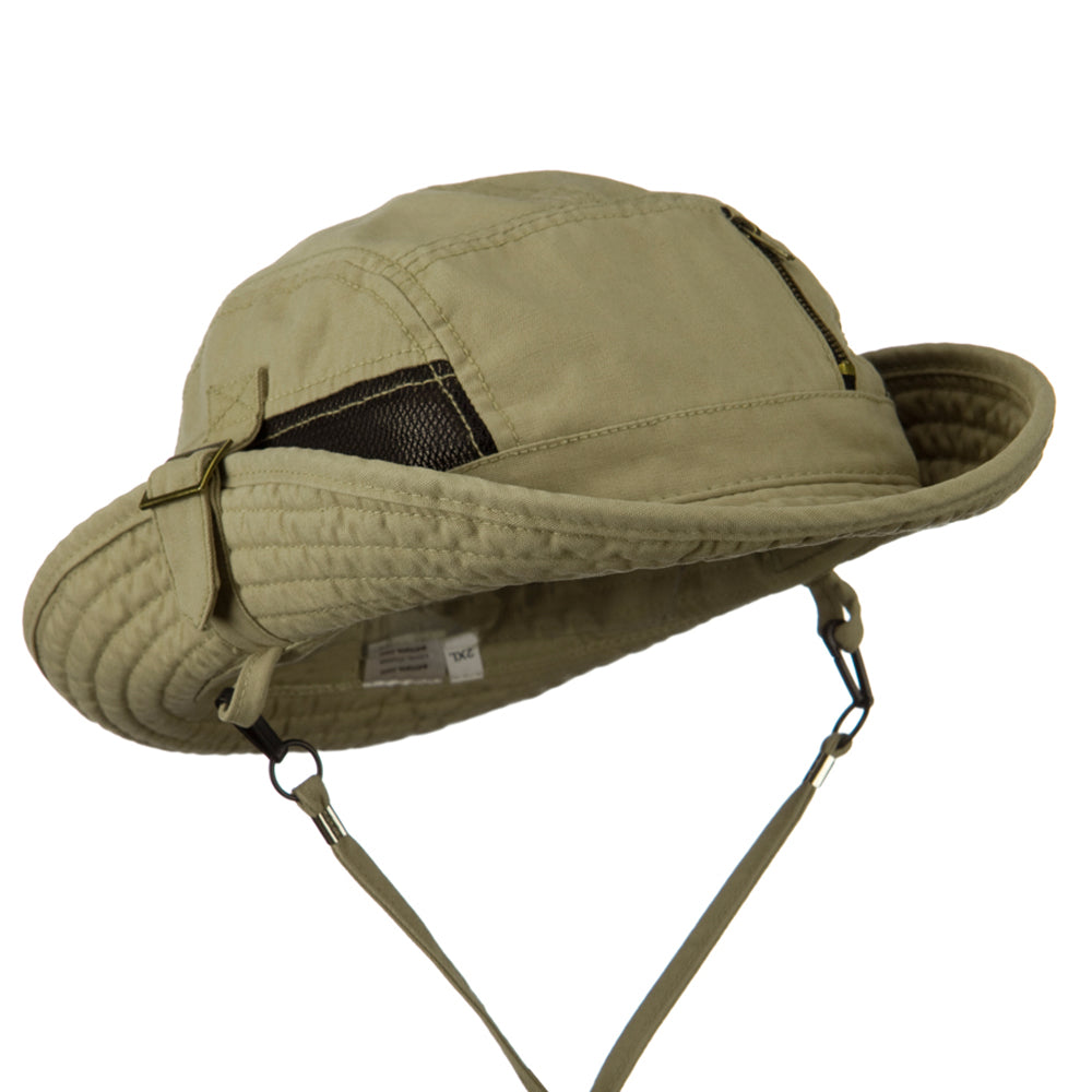 Big Size Brushed Canvas Washed Fisherman Hat