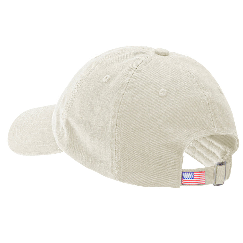 Made in USA Unstructured Washed Twill Cap