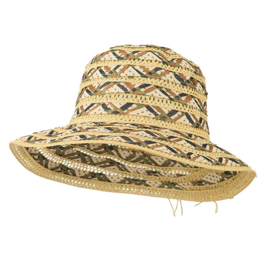 Women's Woven Braid Crushable Hat