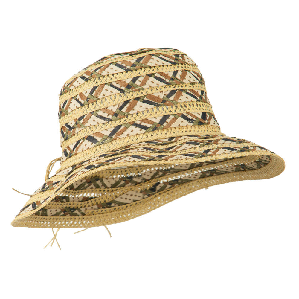 Women's Woven Braid Crushable Hat