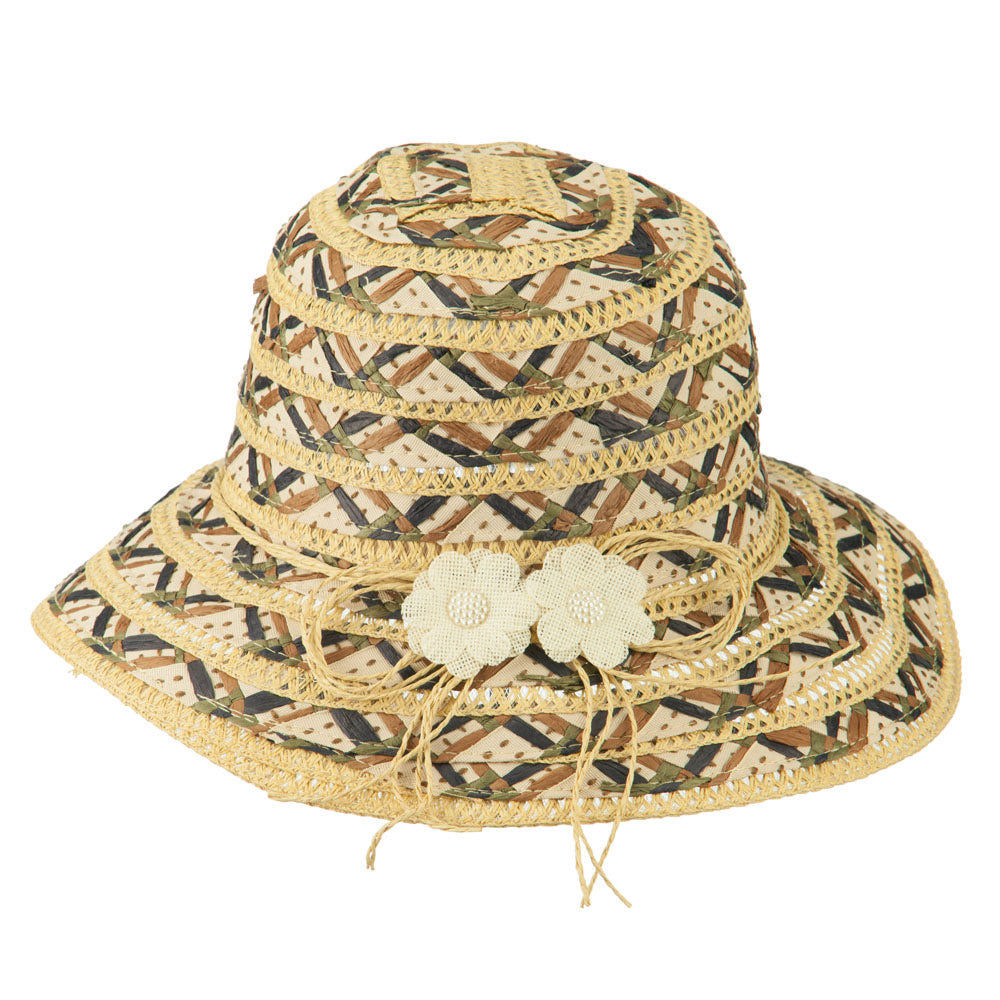 Women's Woven Braid Crushable Hat