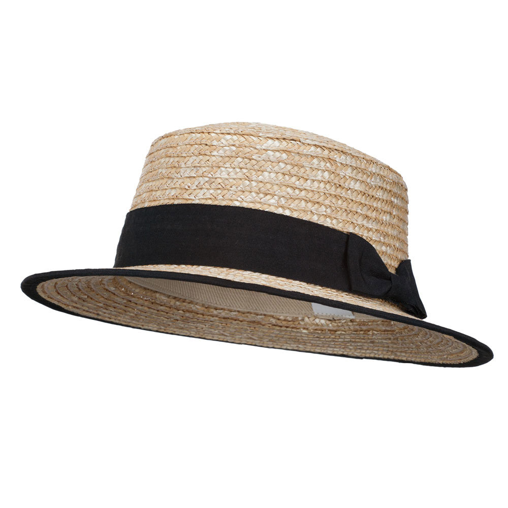 Women's Boater Pork Pie Fedora