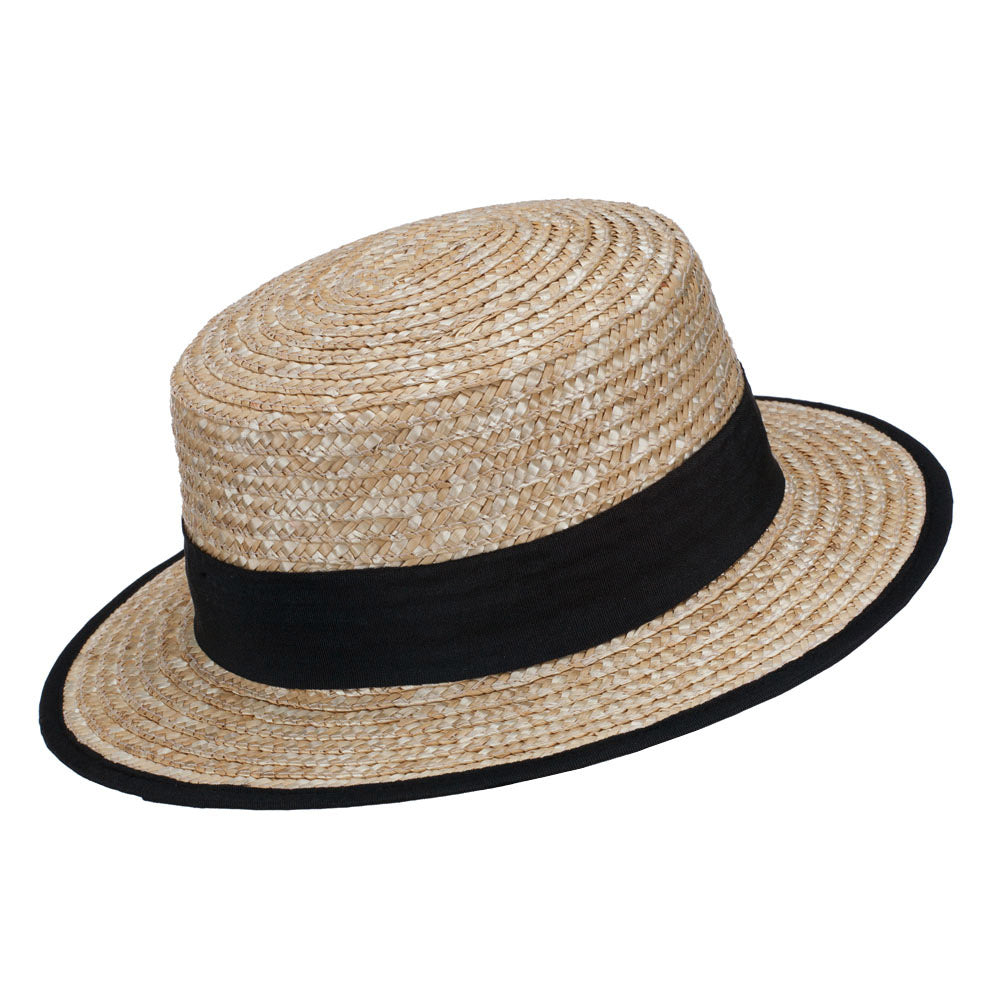 Women's Boater Pork Pie Fedora