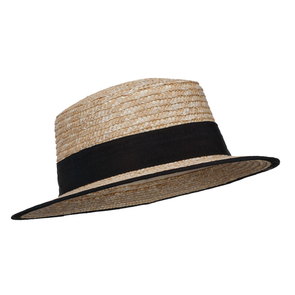 Women's Boater Pork Pie Fedora