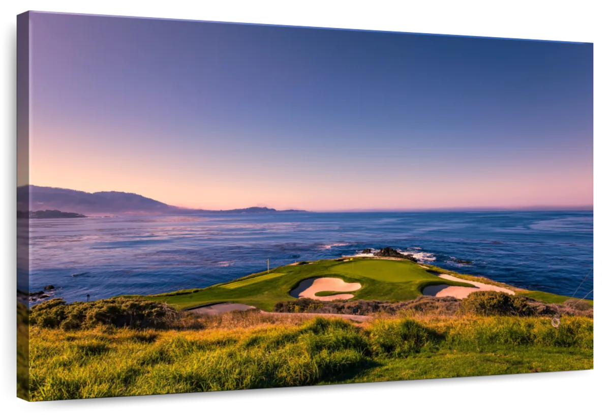 Pebble Beach Blue Sky Wall Art