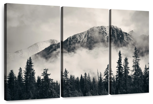 Banff Park Mountain Scene Wall Art
