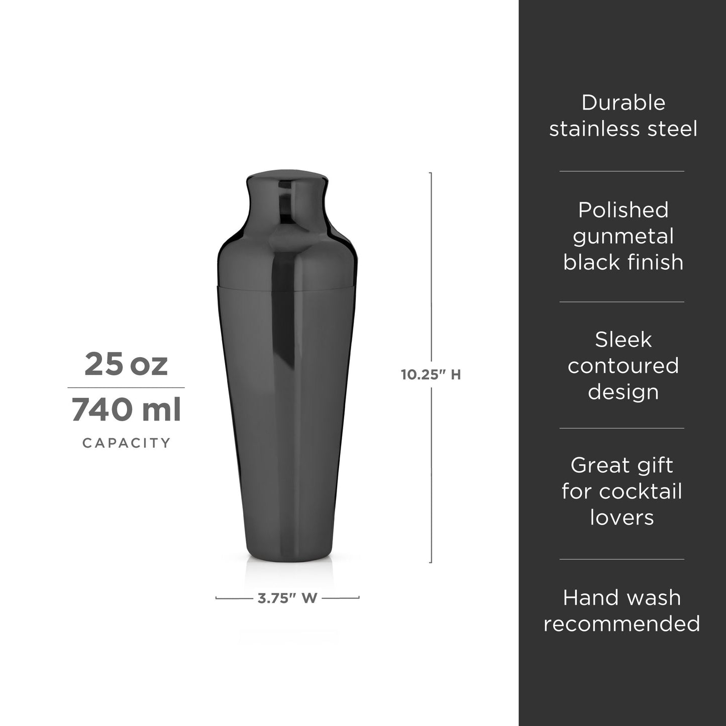 Warren Parisian Cocktail Shaker