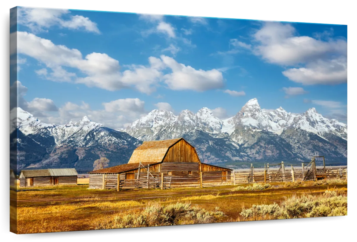 Teton Range Moulton Barn Wall Art