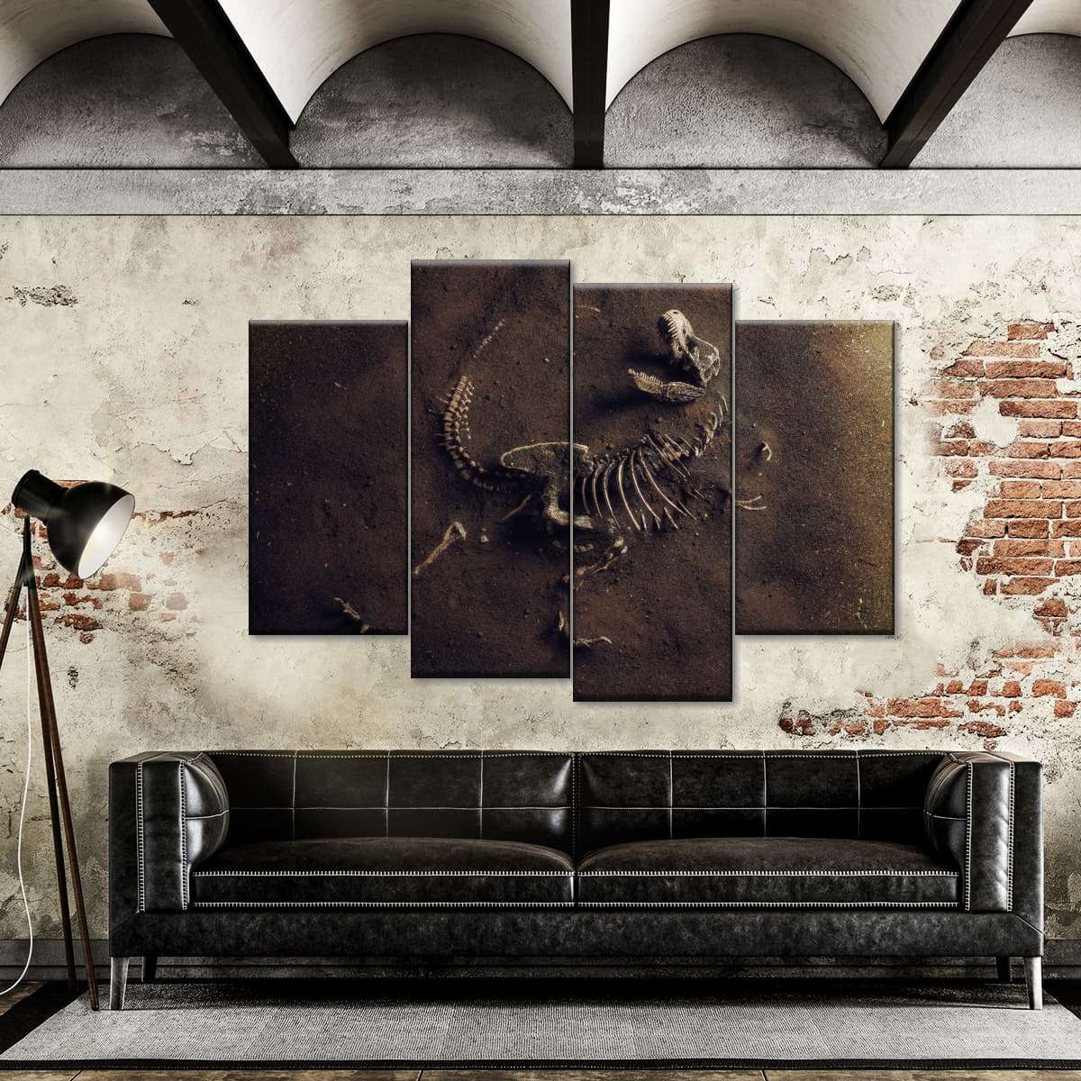 Dinosaur Skeleton Wall Art