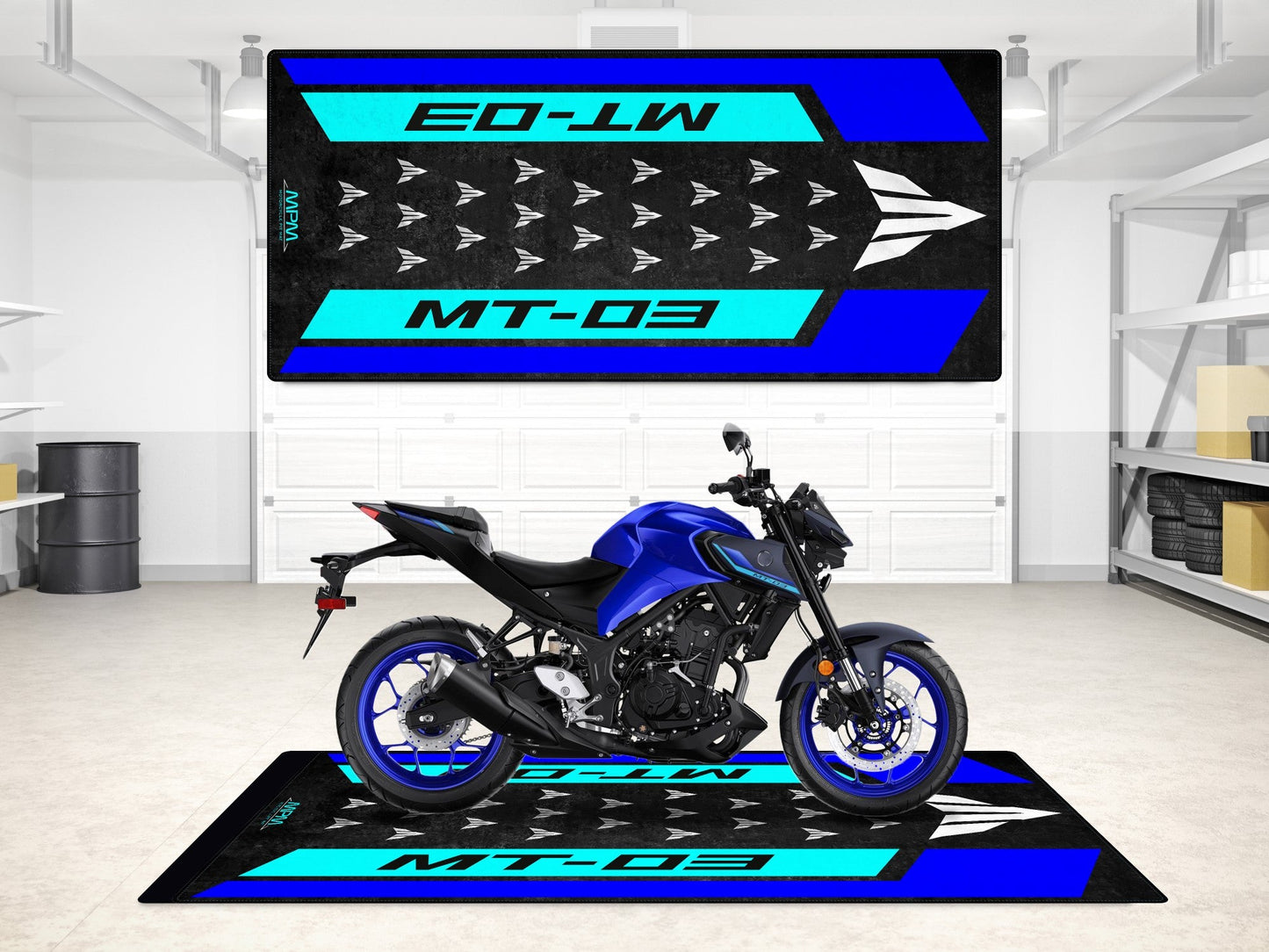 MPM Motorcycle Mat for Yamaha MT-03 - MM7121