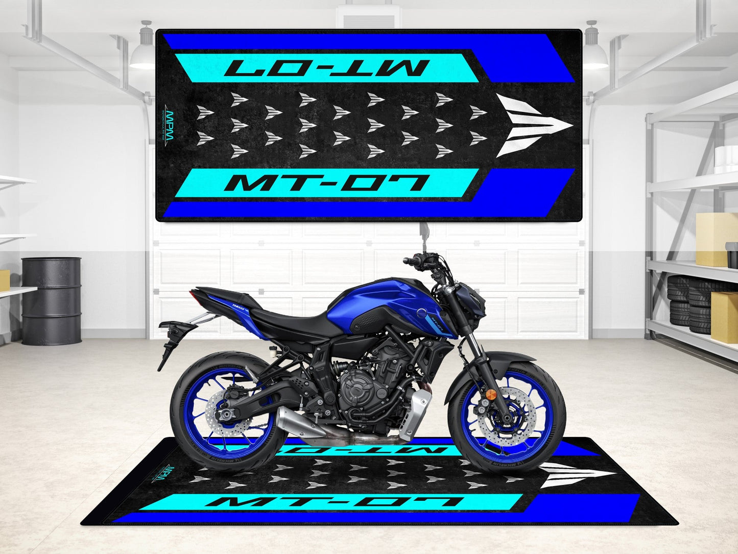 MPM Motorcycle Mat for Yamaha MT-07 - MM7119
