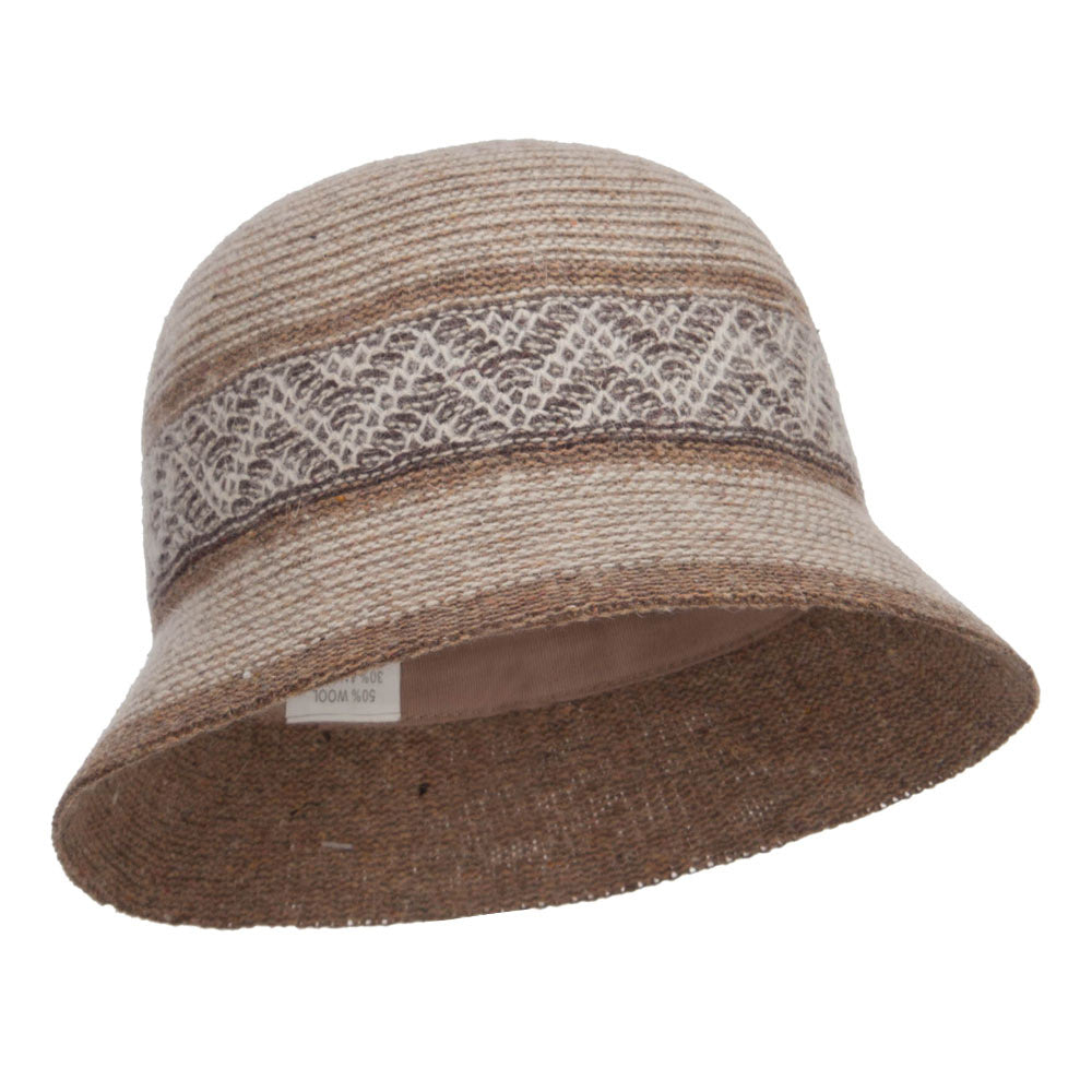 Women's Yarn Blend Cloche Hat