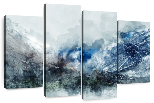 Ice Landscape Abstract Wall Art