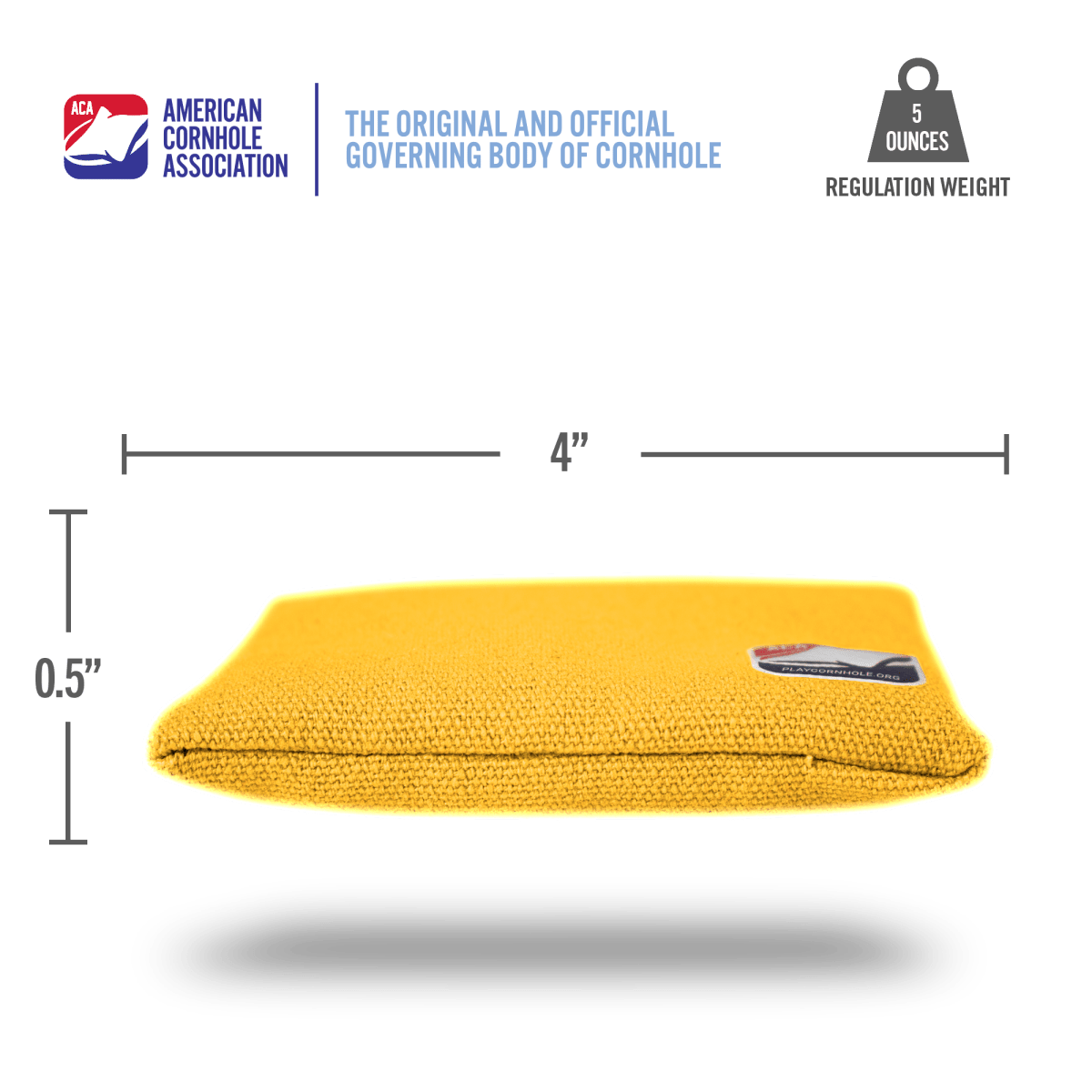 Yellow Daily 44x Cornhole Bags