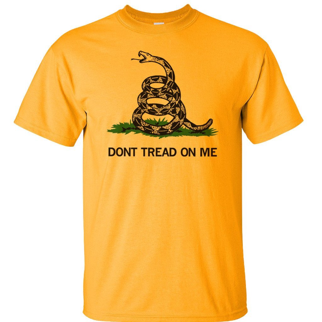 Front Print Gold Gadsden Shirt