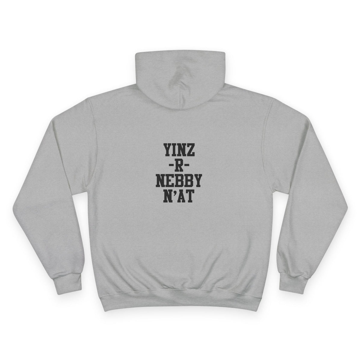 Yinz-R-Nebby, N'at Champion Hoodie – Soft Warm Casual Hoodie With Adjustable Hood
