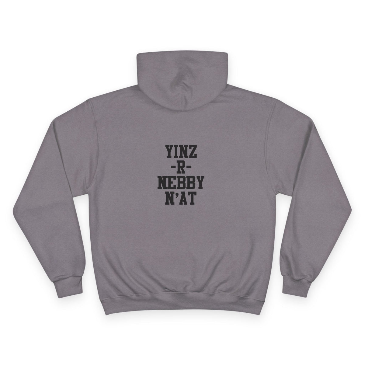 Yinz-R-Nebby, N'at Champion Hoodie – Soft Warm Casual Hoodie With Adjustable Hood
