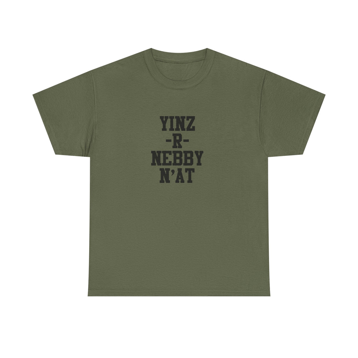 Yinz R Nebby N’at Unisex Cotton T-Shirt – Heavy Cotton Tee, Relaxed Fit Shirt
