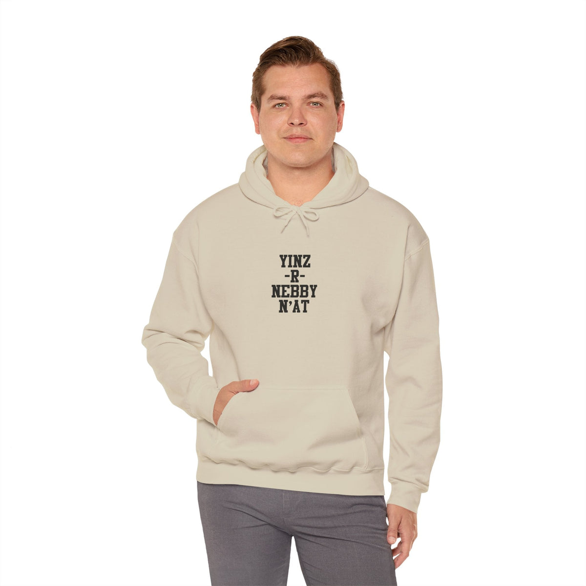 Yinz R Nebby N'at Unisex Crewneck Hoodie – Classic Fit, Cozy Pullover Sweatshirt