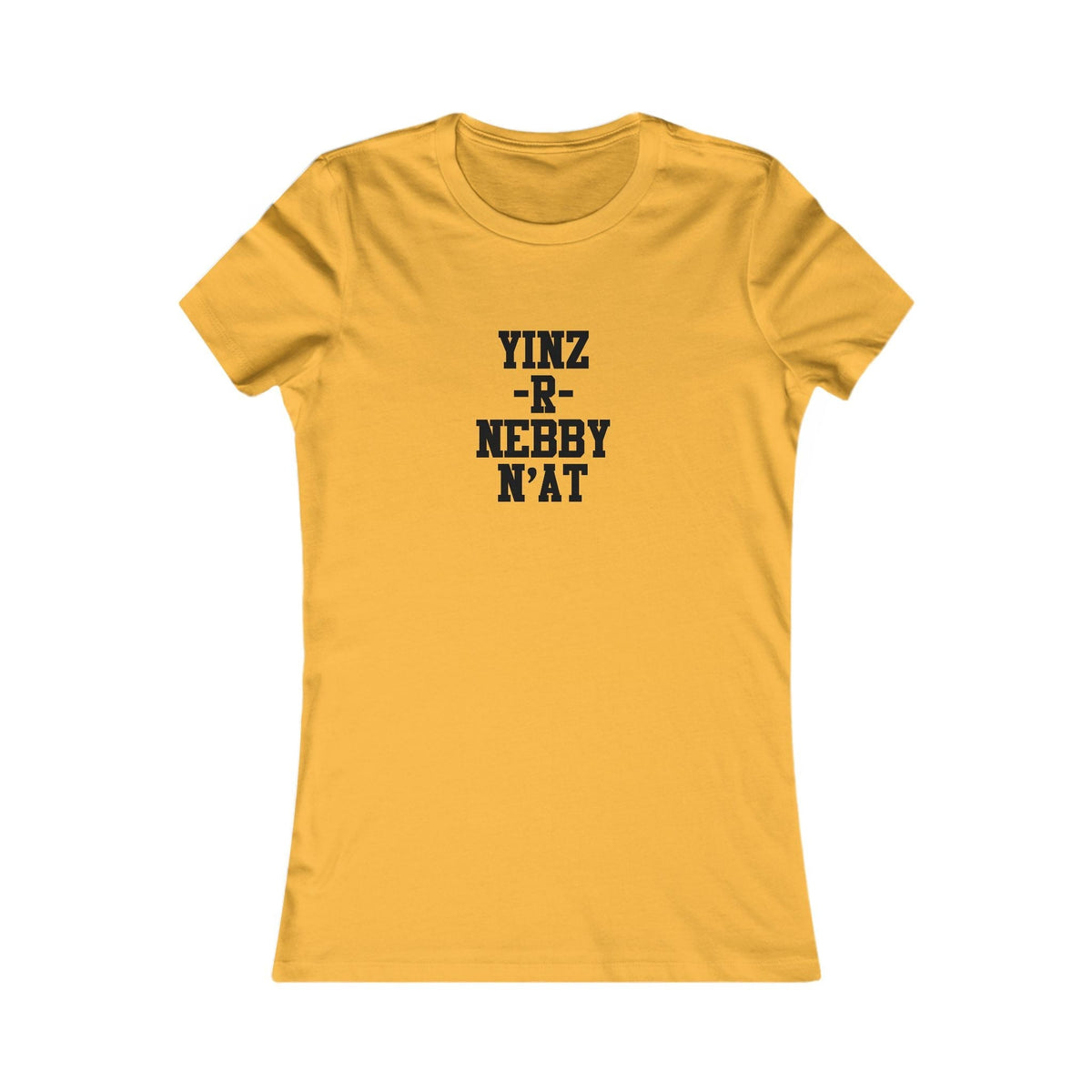 Yinz R Nebby N'at Women's Slim Fit Tee – Lightweight Cotton Shirt, Casual Summer Top