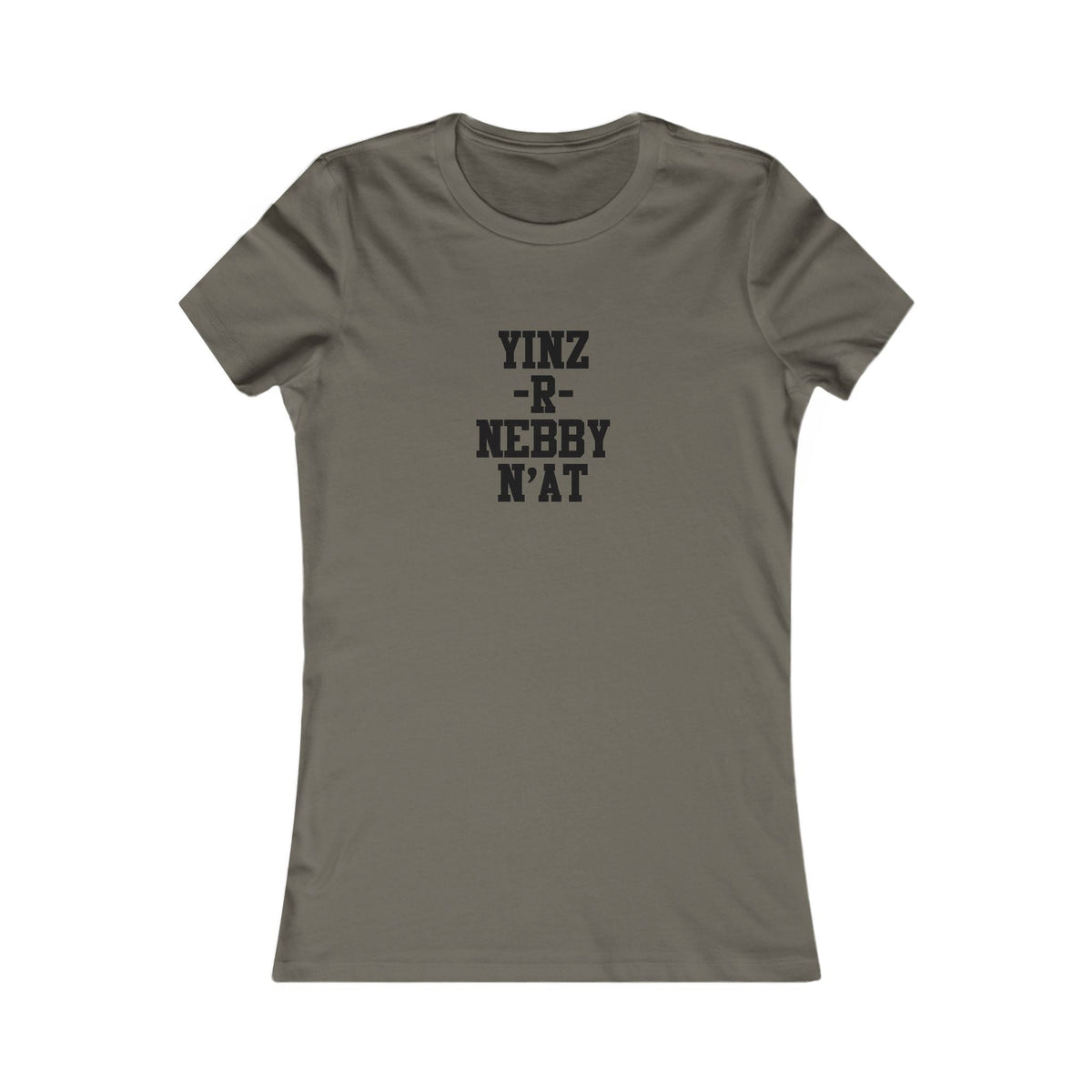 Yinz R Nebby N'at Women's Slim Fit Tee – Lightweight Cotton Shirt, Casual Summer Top