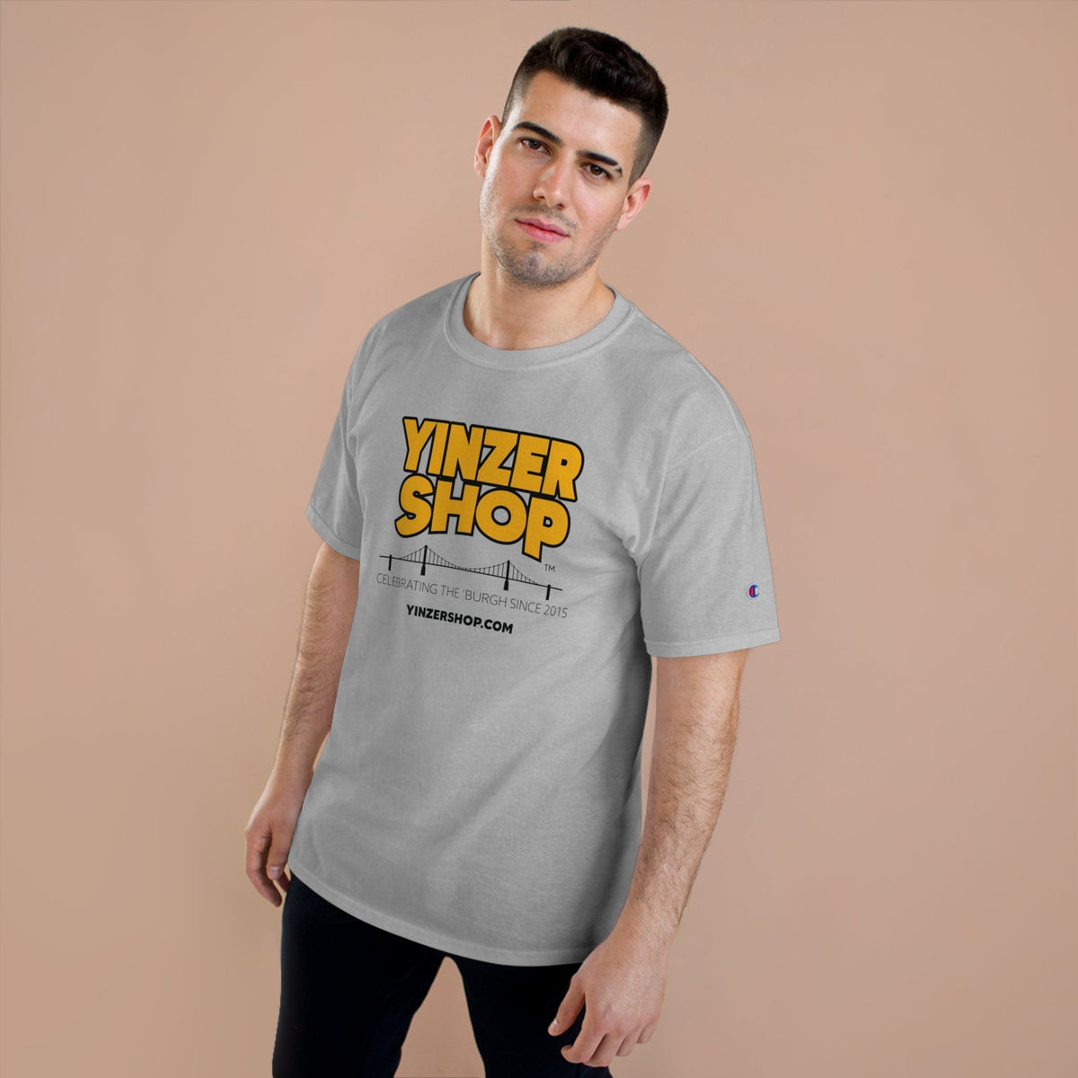 YinzerShop Serving Since 2015 - Champion T425 T-Shirt