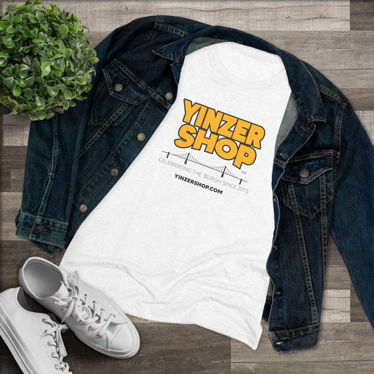 YinzerShop Serving Since 2015 -  Women's Triblend Tee Next Level 6710