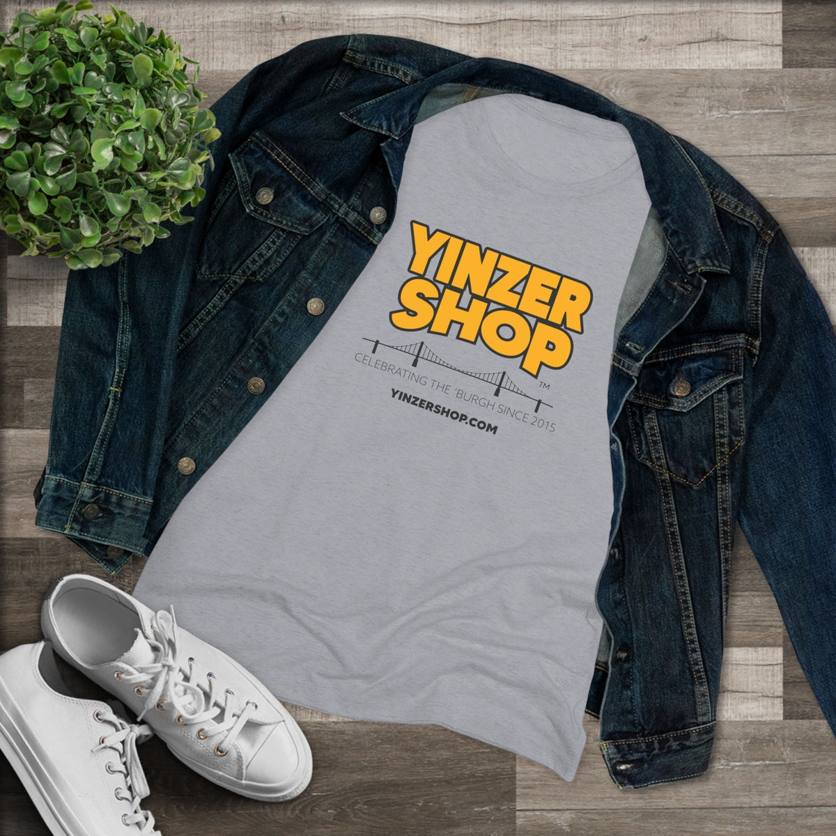 YinzerShop Serving Since 2015 -  Women's Triblend Tee Next Level 6710