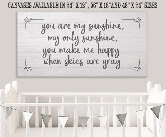 You Are My Sunshine - Canvas
