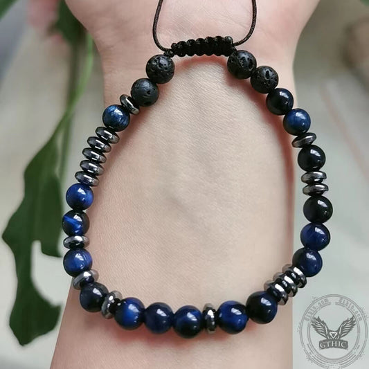 You Are Loved Tiger Eye Morse Code Bracelet