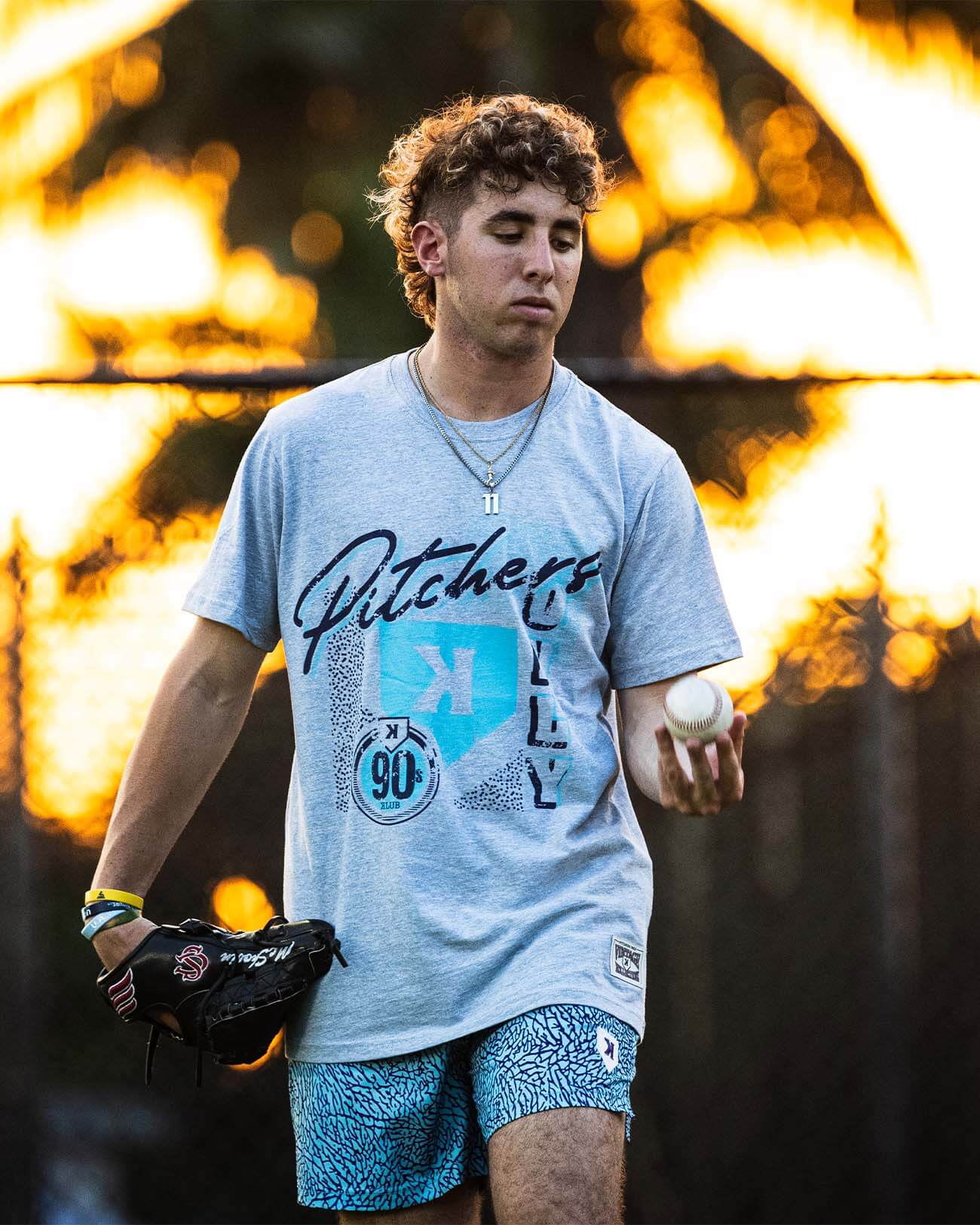 Aqua/Purple Elephant Print Training Shorts